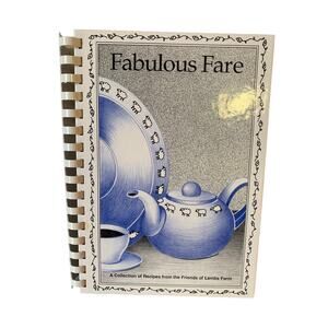 Fabulous Fare Friends of Lambs Farm Cookbook IL Womens Board Vintage 19920